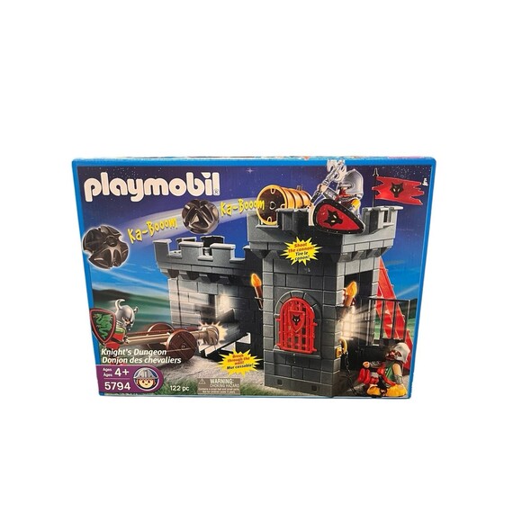 PLAYMOBIL CHEVALIER KNIGHT Château Soldat Militaire 4643 MISB OVP Rare
